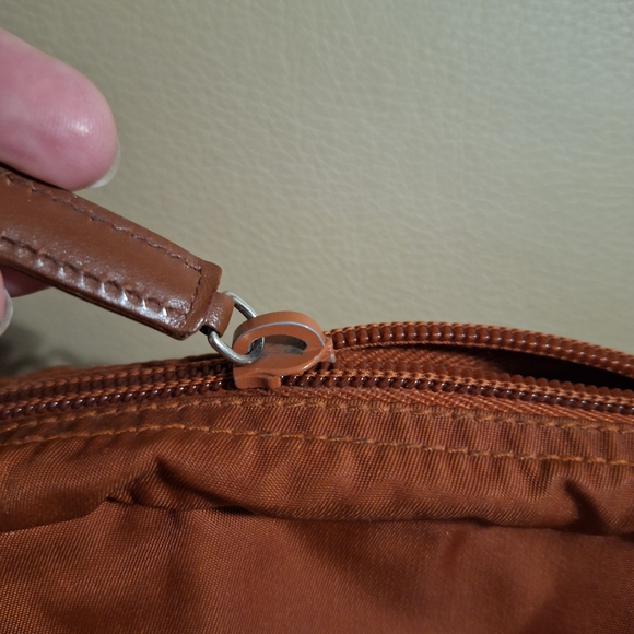 Prada Rust Nylon Zip Small Pouch - Picture 7 of 15